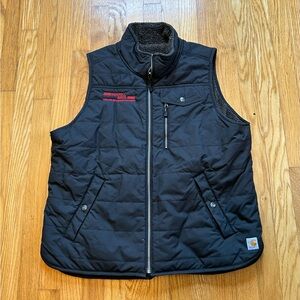 Carhartt Reversable Vest Womens Sherpa Fleece Full Zip 103907 Size XL